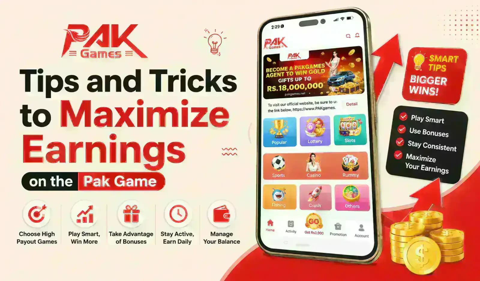 Pak Game earning tips and tricks Tips and tricks to maximize earnings on Pak Game APK with smart gameplay strategies